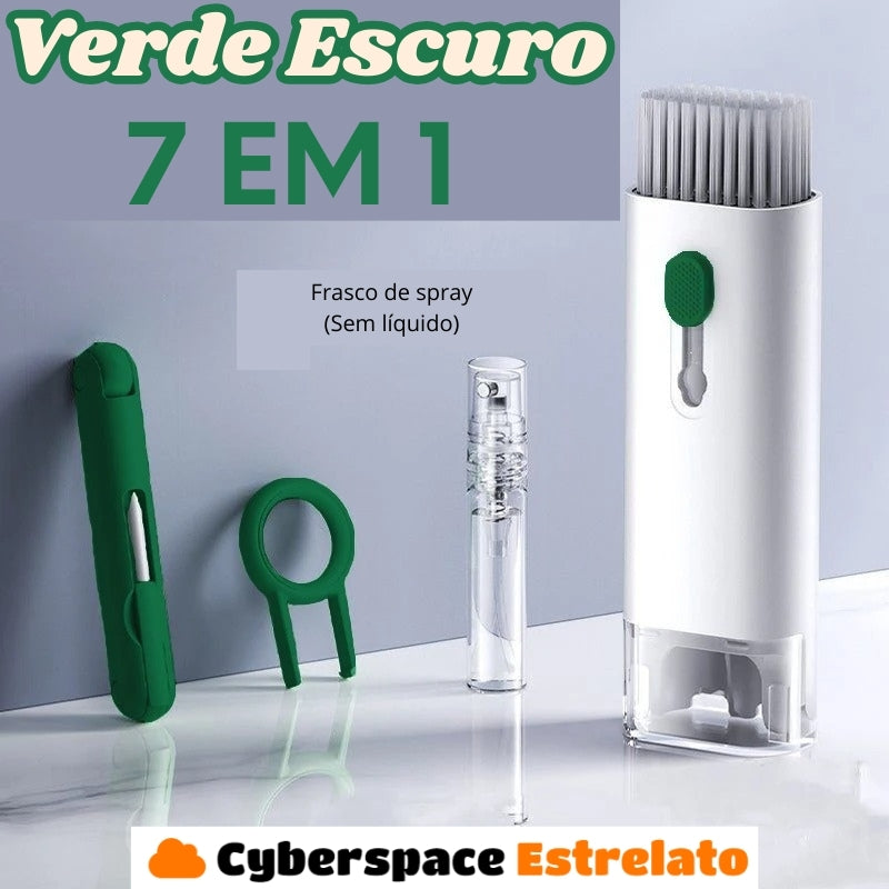 Kit de limpeza Cyberspace Estrelato, para Teclado, Fone de ouvido, Celular e Laptop.