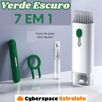 Kit de limpeza Cyberspace Estrelato, para Teclado, Fone de ouvido, Celular e Laptop.