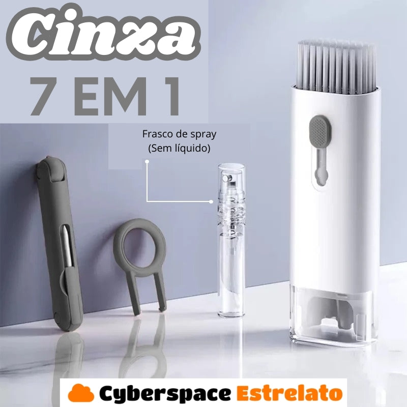 Kit de limpeza Cyberspace Estrelato, para Teclado, Fone de ouvido, Celular e Laptop.