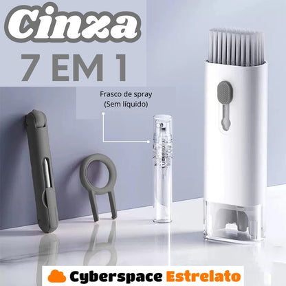Kit de limpeza Cyberspace Estrelato, para Teclado, Fone de ouvido, Celular e Laptop.