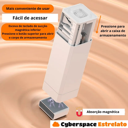 Kit de limpeza Cyberspace Estrelato, para Teclado, Fone de ouvido, Celular e Laptop.