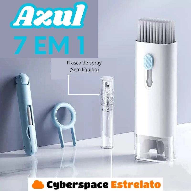 Kit de limpeza Cyberspace Estrelato, para Teclado, Fone de ouvido, Celular e Laptop.