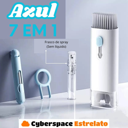 Kit de limpeza Cyberspace Estrelato, para Teclado, Fone de ouvido, Celular e Laptop.