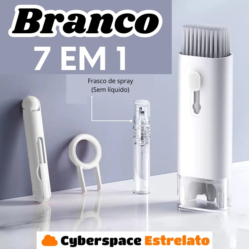 Kit de limpeza Cyberspace Estrelato, para Teclado, Fone de ouvido, Celular e Laptop.