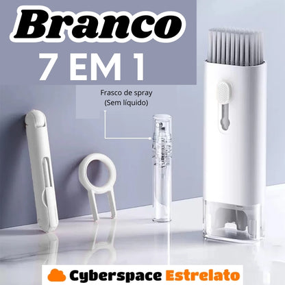 Kit de limpeza Cyberspace Estrelato, para Teclado, Fone de ouvido, Celular e Laptop.