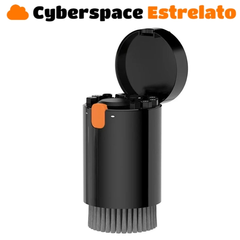 Kit de limpeza Cyberspace Estrelato, para Teclado, Fone de ouvido, Celular e Laptop.