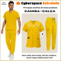 Pijama Cirúrgico Masculino Profissional Cyberspace Estrelato