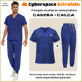 Pijama Cirúrgico Masculino Profissional Cyberspace Estrelato