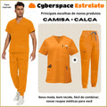 Pijama Cirúrgico Masculino Profissional Cyberspace Estrelato