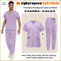 Pijama Cirúrgico Masculino Profissional Cyberspace Estrelato