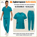 Pijama Cirúrgico Masculino Profissional Cyberspace Estrelato